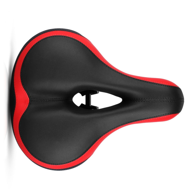 Reflective Seat Bicycle Seat Bicycle Saddle Seat(Black Red) - Outdoor & Sports by buy2fix | Online Shopping UK | buy2fix