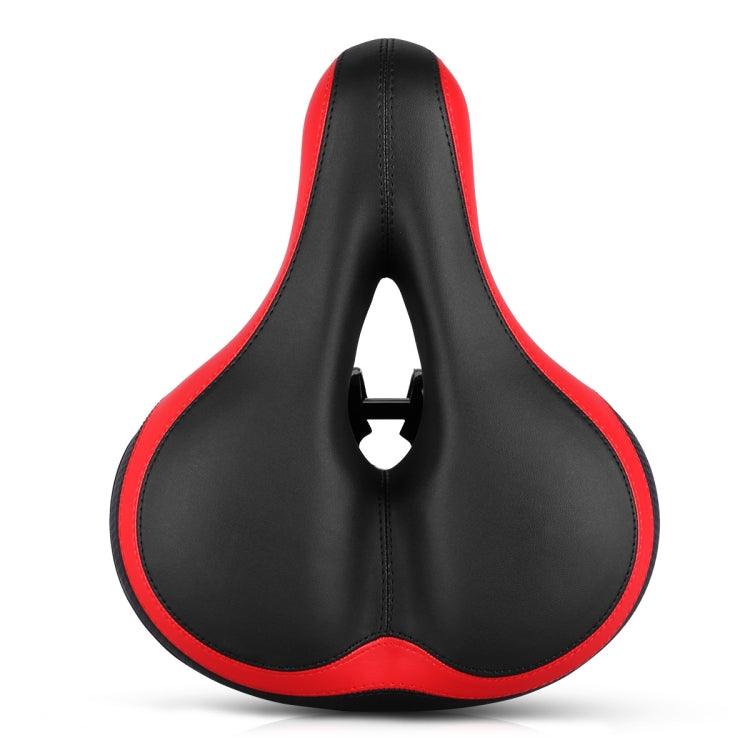 Reflective Spring Saddle Mountain Bike Seat Bicycle Seat Bicycle Seat(Black Red) - Outdoor & Sports by buy2fix | Online Shopping UK | buy2fix