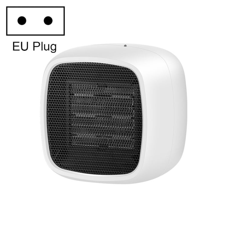 Home Desktop Mini Portable PTC Dumping Power-off Heater, Specification:EU Plug(White) -  by buy2fix | Online Shopping UK | buy2fix