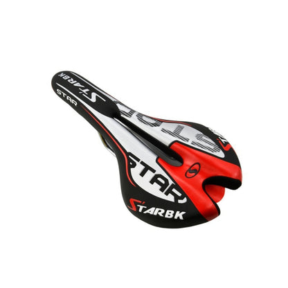 Bicycle Saddle Mountain Bike Road Bike Saddle Black Red - Outdoor & Sports by buy2fix | Online Shopping UK | buy2fix