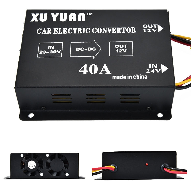 XUYUAN 480W Step-Down Converter 24V to 12V 40A Automotive DC Power Buck Converter -  by XUYUAN | Online Shopping UK | buy2fix