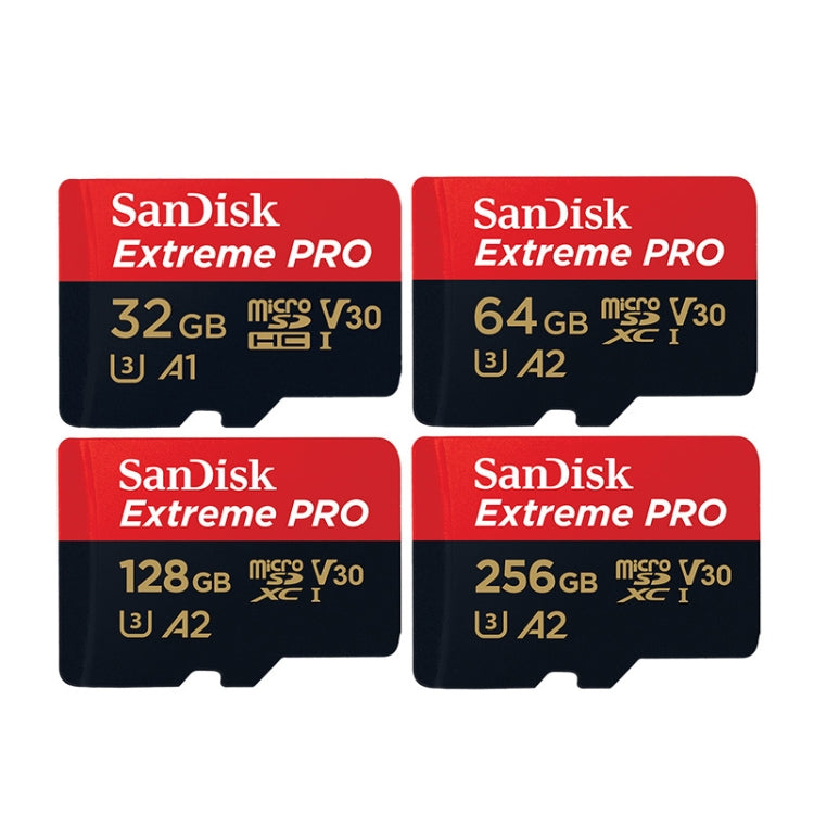 SanDisk U3 High-Speed Micro SD Card  TF Card Memory Card for GoPro Sports Camera, Drone, Monitoring 256GB(A2), Colour: Black Card - Micro SD Card by SanDisk | Online Shopping UK | buy2fix