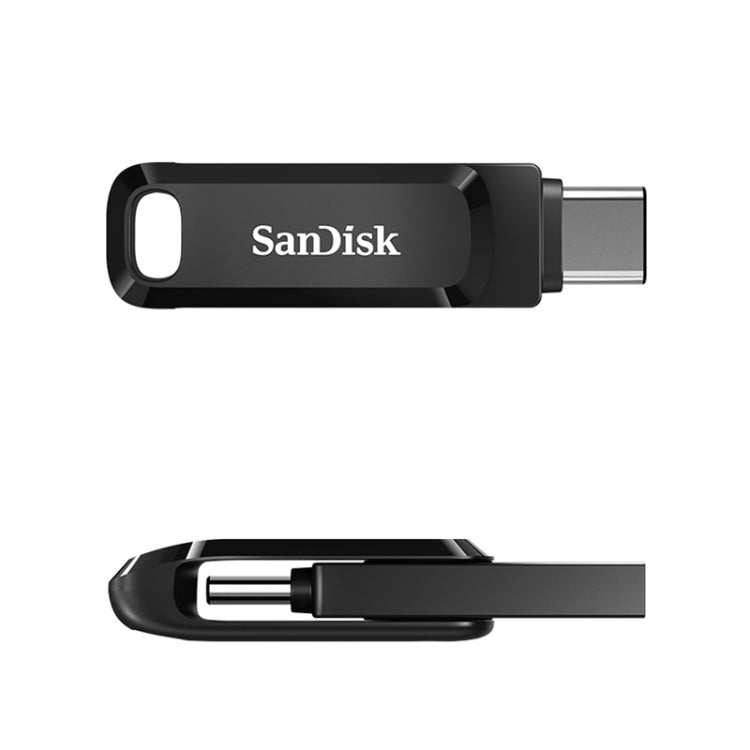 SanDisk Type-C + USB 3.1 Interface OTG High Speed Computer Phone U Disk, Colour: SDDDC3 Black Plastic Shell, Capacity: 128GB - USB Flash Drives by SanDisk | Online Shopping UK | buy2fix