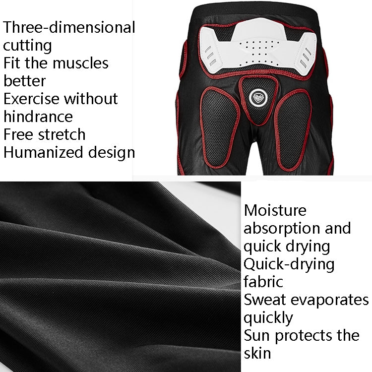 SULAITE Motorcycle Cross-Country Riding Trousers Protective Hip Pants, Specification: L(Black) - Protective Gear by SULAITE | Online Shopping UK | buy2fix