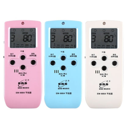 ENO EM-988A Electronic Vocal Rechargeable Metronome For Piano/Guitar/Drum/Guzheng/Violin(Pink) - Stringed Instruments by buy2fix | Online Shopping UK | buy2fix