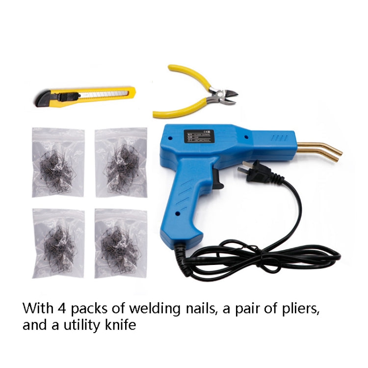 H50 Car Bumper Crack Repair Welding Machine Plastic Welding Nail Artifact,  UK Plug(Blue) - In Car by buy2fix | Online Shopping UK | buy2fix