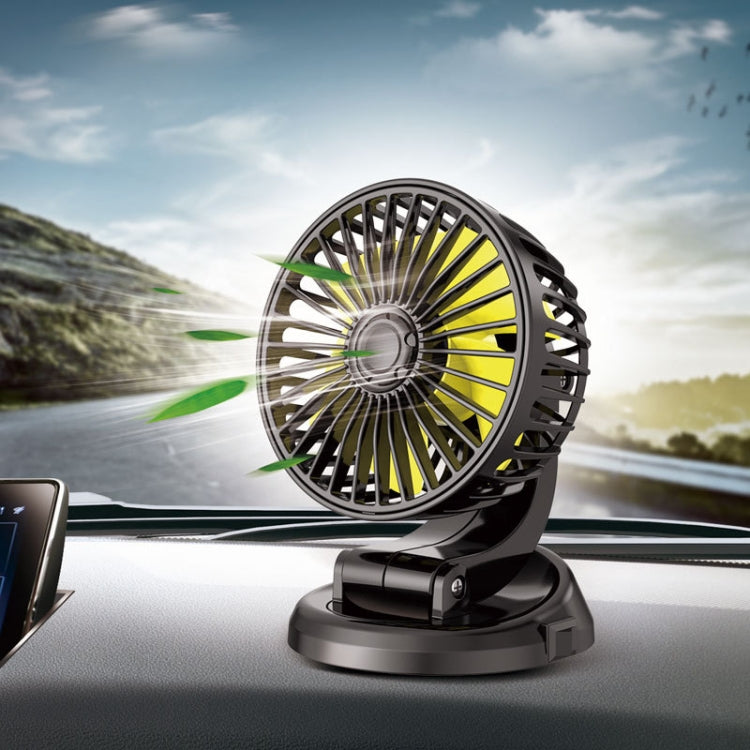 F409 Car Fan General Car Shaking Head Fan(USB Interface 5V) - Heating & Fans by buy2fix | Online Shopping UK | buy2fix