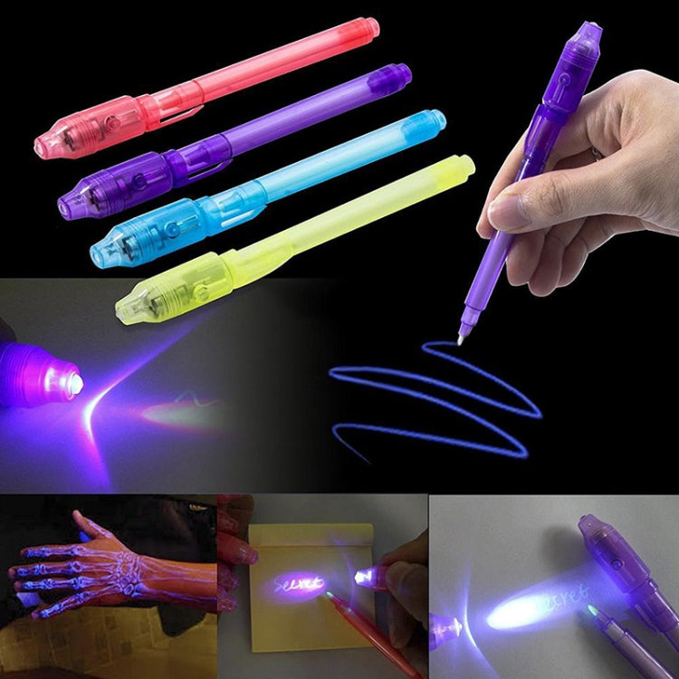 10 PCS Creative Magic UV Light Invisible Ink Pen Marker Pen(Purple) - Home & Garden by buy2fix | Online Shopping UK | buy2fix