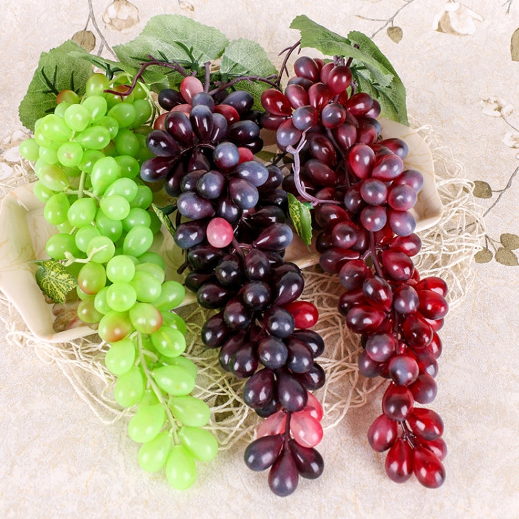 2 Bunches 110 Granules Agate Grapes Simulation Fruit Simulation Grapes PVC with Cream Grape Shoot Props - Camera Accessories by buy2fix | Online Shopping UK | buy2fix