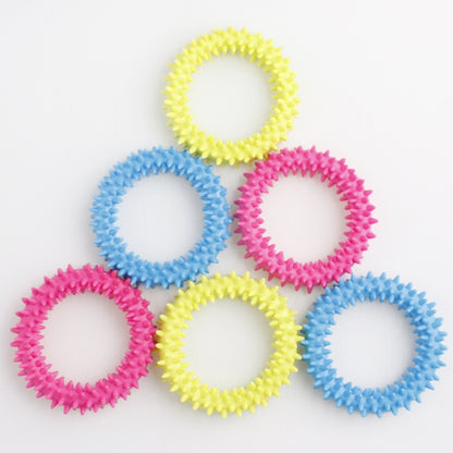 10 PCS Spiked Sensory Decompression Ring Toy Decompression Chain, Random Colour Delivery - Squeeze Toys by buy2fix | Online Shopping UK | buy2fix