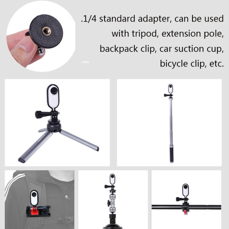 Sunnylife IST-Q9439 for Insta360 GO Metal Protective Frame with 1/4 inch Adapter & Screw - DJI & GoPro Accessories by buy2fix | Online Shopping UK | buy2fix
