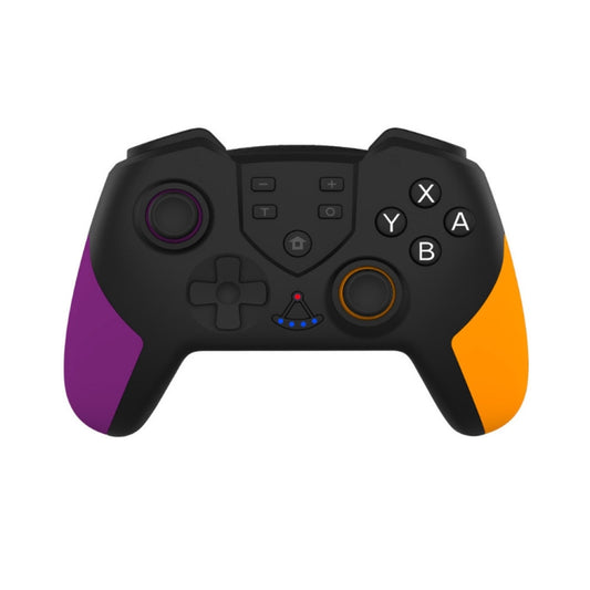 T23 Wireless Bluetooth Game Handle With Vibration And Wake Up Macro Programming Function Handle For Nintendo Switch PRO(Purple Yellow) - Gamepads by buy2fix | Online Shopping UK | buy2fix