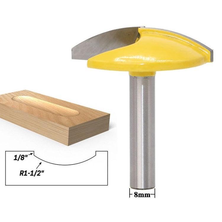 8-Handle Thin Flat-Bottomed Cutter Woodworking Milling Cutter - Others by buy2fix | Online Shopping UK | buy2fix