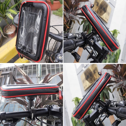 OKD Motorcycle Bicycle Touch Screen Waterproof Mobile Phone Bag Bracket L(Upgrade+U-shaped Base) - Bicycle Bags by buy2fix | Online Shopping UK | buy2fix