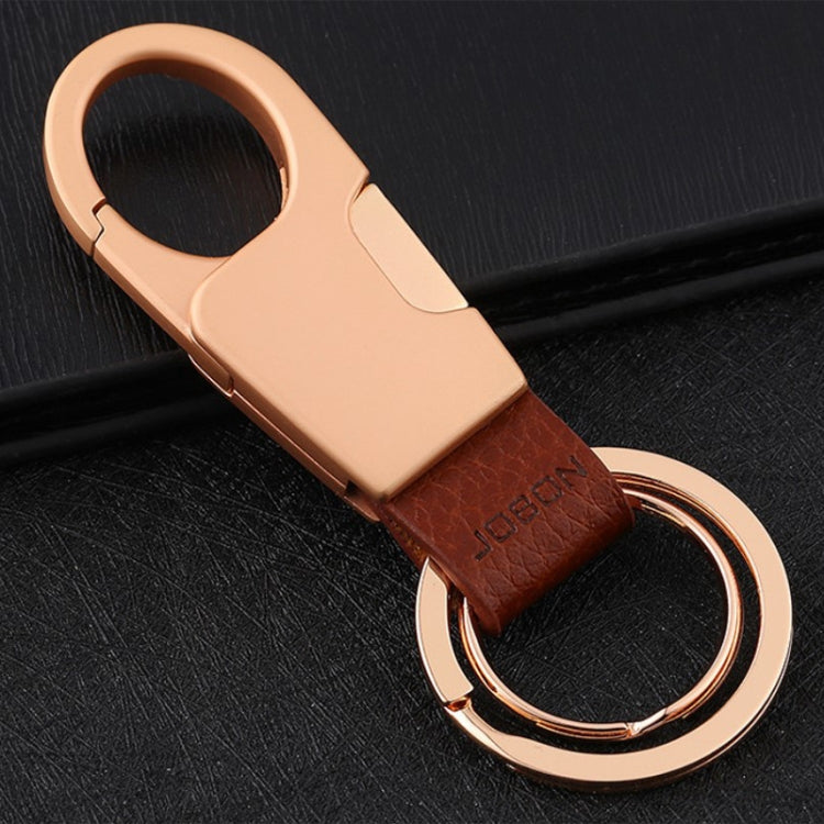 JOBON ZB-028YSK Car Keychain Men Waist Hangs Side Press Keychain(Golden) - Key Rings by JOBON | Online Shopping UK | buy2fix