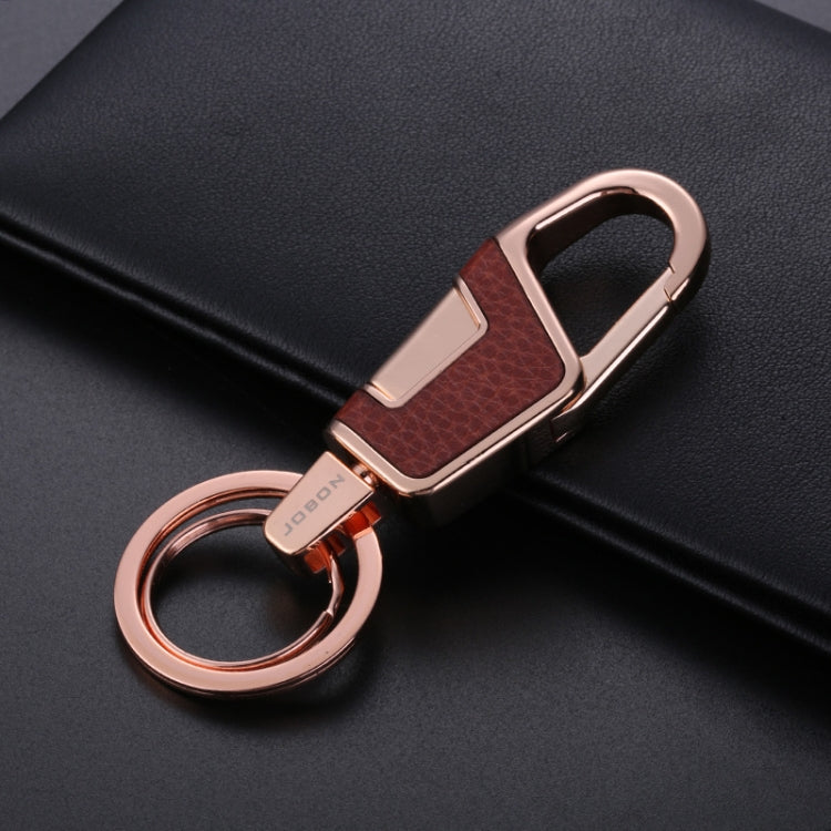 JOBON ZB-6611 Car Keychain Men Waist Hanging Keychain Simple Key Rings(Golden) - Key Rings by JOBON | Online Shopping UK | buy2fix