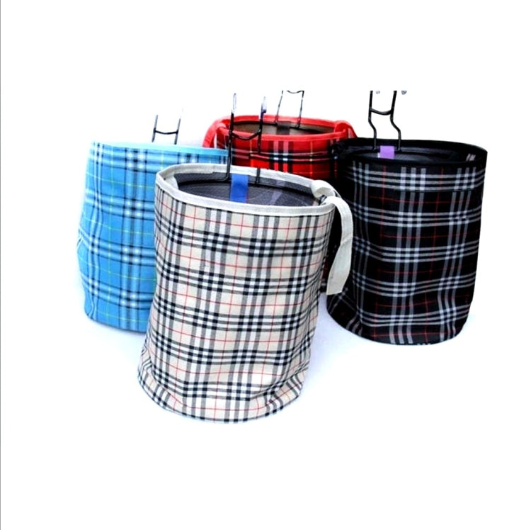 5 PCS Bicycle Basket Cloth Hanging Basket Folding Bicycle Basket(Blue Square) - Bicycle Bags by buy2fix | Online Shopping UK | buy2fix