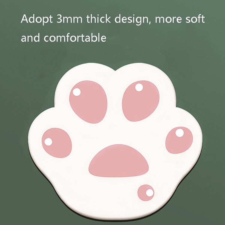 3 PCS XH12 Cats Claw Cute Cartoon Mouse Pad, Size: 280 x 250 x 3mm(Ink Green) - Mouse Pads by buy2fix | Online Shopping UK | buy2fix