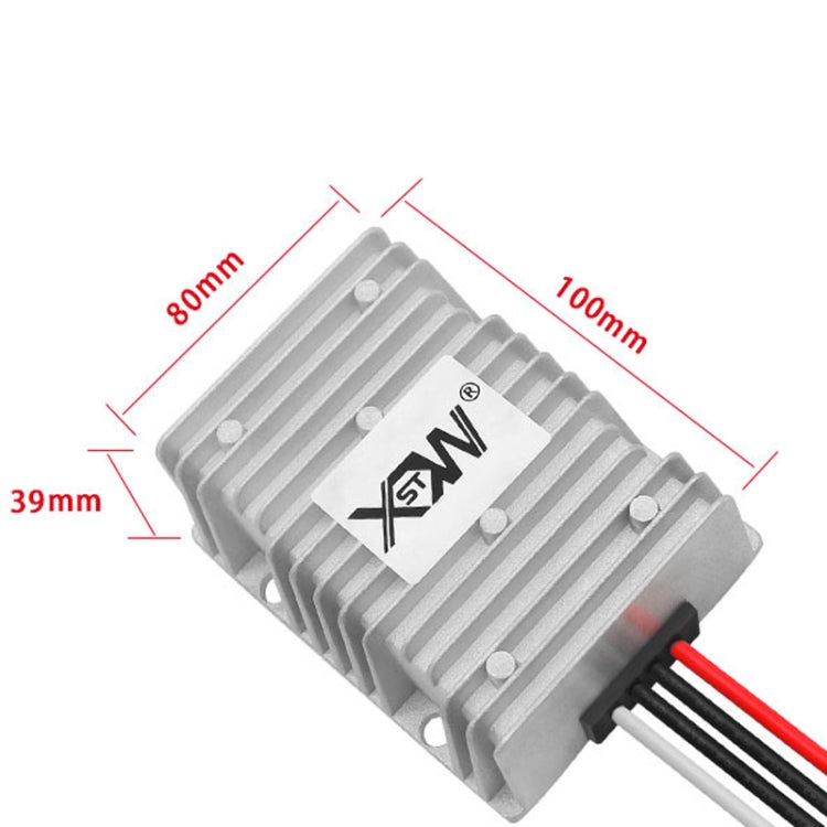 XWST DC 12/24V To 5V Converter Step-Down Vehicle Power Module, Specification: 12/24V To 5V 40A Extra Large Aluminum Shell -  by buy2fix | Online Shopping UK | buy2fix