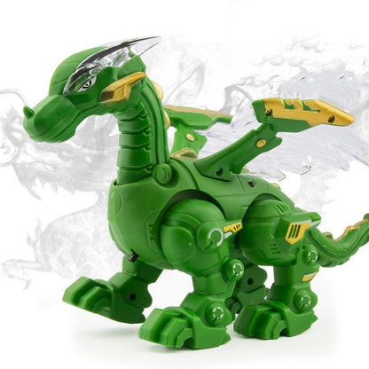 Electric Mechanical Dinosaur Toy Simulation Animal Toy Multifunctional Sound And Light Toy, Style: No Spray-Green - Music Toys by buy2fix | Online Shopping UK | buy2fix