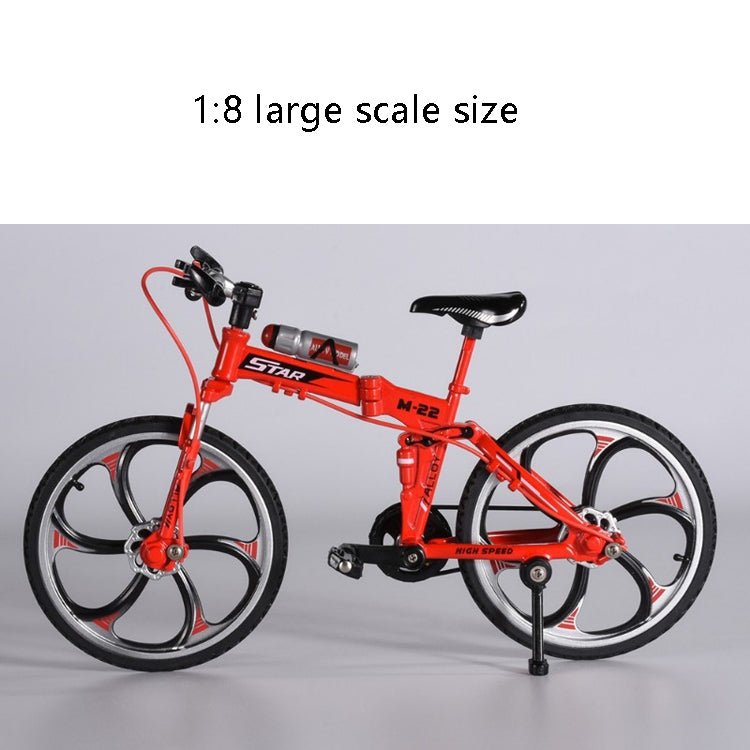 1:8 Scale Simulation Alloy Bicycle Model Mini Bicycle Toy Decoration(Road Bike-Green) - Model Toys by buy2fix | Online Shopping UK | buy2fix