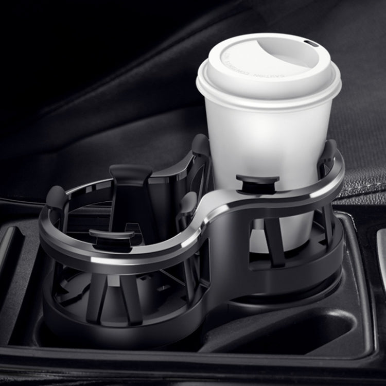 SHUNWEI SD-1038 Car Dual-Hole Water Cup Holder Cola Vacuum Flask Holder One For Two Beverage Holders - Car Drink Holders by SHUNWEI | Online Shopping UK | buy2fix