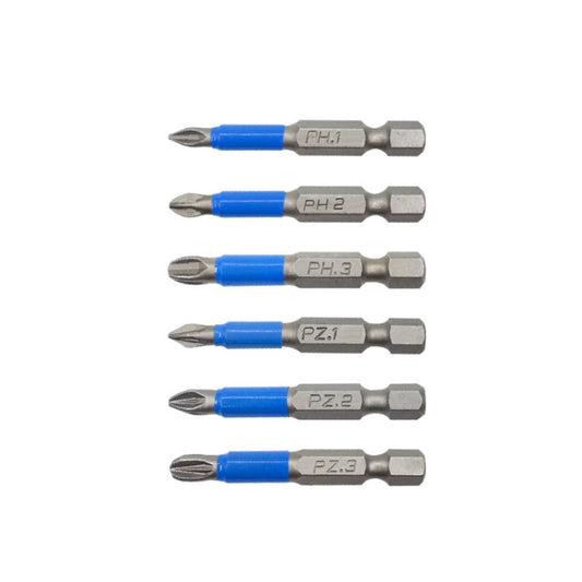 3 Sets 6 PCS 50mm Strong Magnetic Hand Drill Screwdriver Mouth Anti-Slip Screwdriver Bit - Drill & Drill Bits by buy2fix | Online Shopping UK | buy2fix