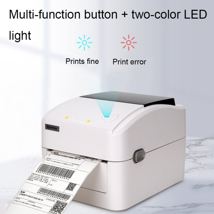 Xprinter XP-420B 108mm Express Order Printer Thermal Label Printer, Style:USB+Bluetooth(AU Plug) - Printer by Xprinter | Online Shopping UK | buy2fix