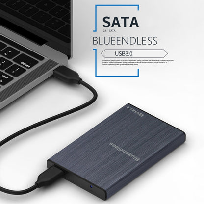 Blueendless U23T 2.5 inch Mobile Hard Disk Case USB3.0 Notebook External SATA Serial Port SSD, Colour: Black - HDD Enclosure by Blueendless | Online Shopping UK | buy2fix