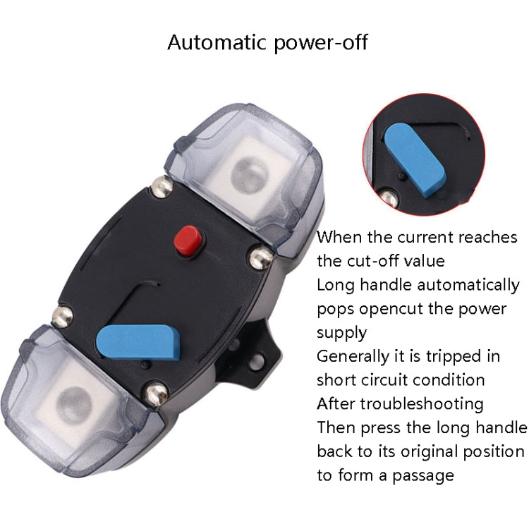 CB8 Car Route Yacht Ship Audio Refit Automatic Circuit Breaker Power Circuit Protection Insurance Switch, Specification: 150A - In Car by buy2fix | Online Shopping UK | buy2fix