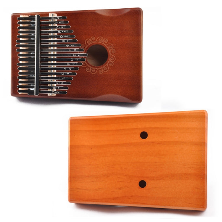17-Tone Thumb Piano Kalimba Beginners Introduction Finger Piano, Colour: Brown - Keyboard Instruments by buy2fix | Online Shopping UK | buy2fix