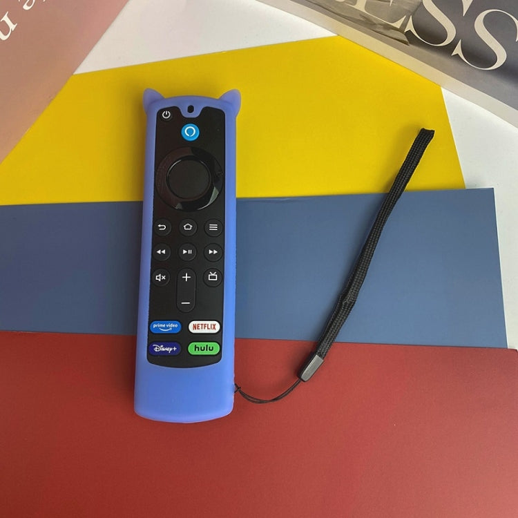 2 PCS Y26 Remote Control Case For Amazon ALEXA Voice Remote 3rd Gen(Luminous Blue) - Consumer Electronics by buy2fix | Online Shopping UK | buy2fix