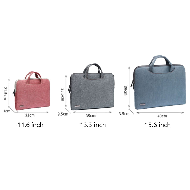 LiSEN LS-116 Simple Laptop Bag Business Laptop Liner Bag, Size: 15.6 inch(Snowflake Nylon Light Blue) - 15.6 - 17 inch by LiSEN | Online Shopping UK | buy2fix