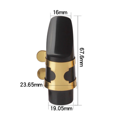 Saxophone Mouthpiece + Hat Clip Wind Instrument Accessories, Specification: Treble - Wind Instruments by buy2fix | Online Shopping UK | buy2fix