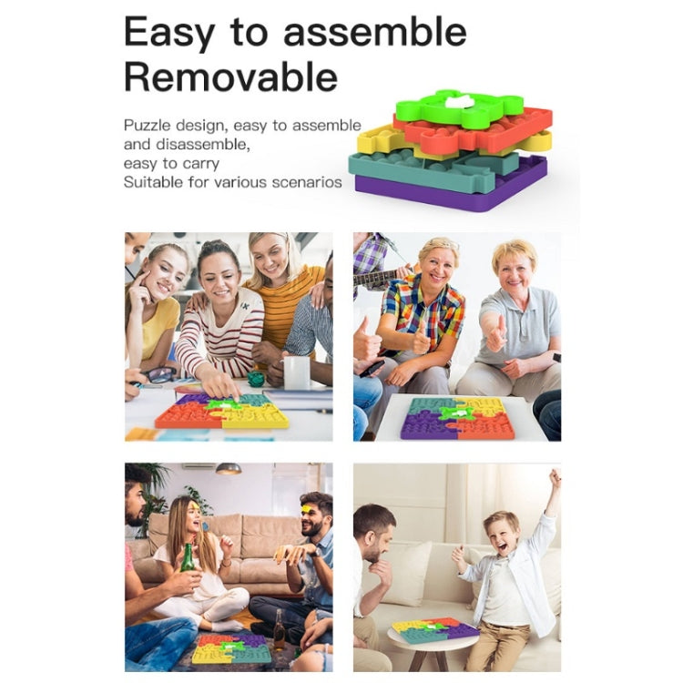 Silicone Desktop Puzzle Decompression Toy, Specification: Chessboard - Squeeze Toys by buy2fix | Online Shopping UK | buy2fix