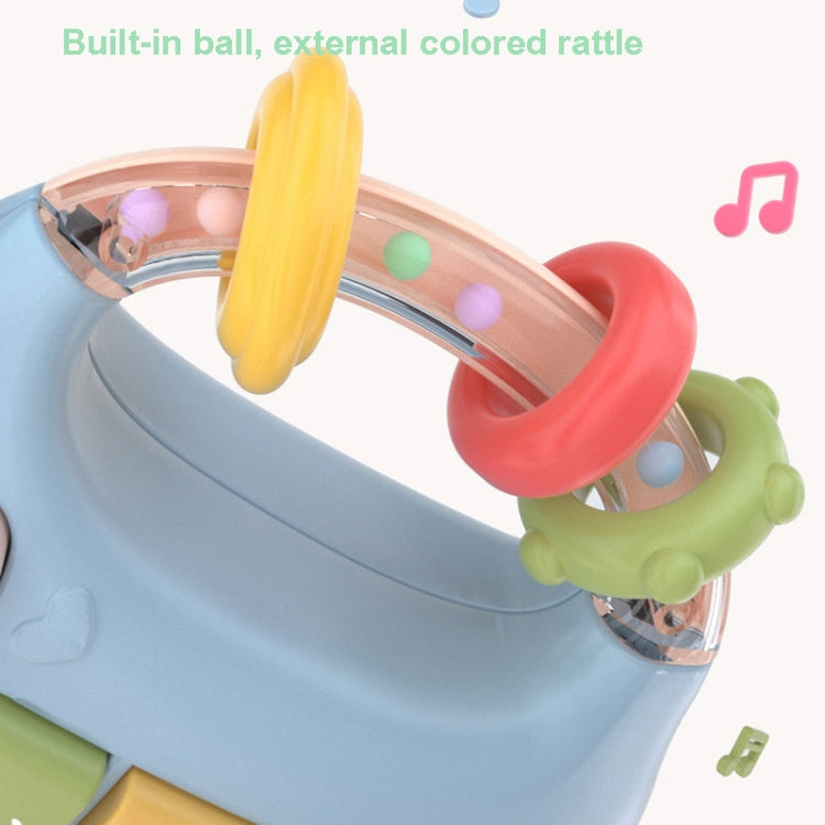 Early Education Baby Toy Newborn Light And Music Electric Comfort Milk Bottle Rattle( Blue) - Early Education Toys by buy2fix | Online Shopping UK | buy2fix