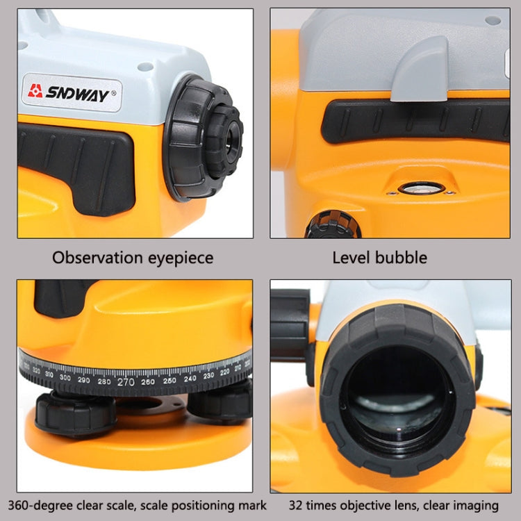 SNDWAY SW32A 32 Times High Precision Optical Level Automatic Anping Construction Engineering Measuring Instrument(SW32A) - Other Tester Tool by SNDWAY | Online Shopping UK | buy2fix