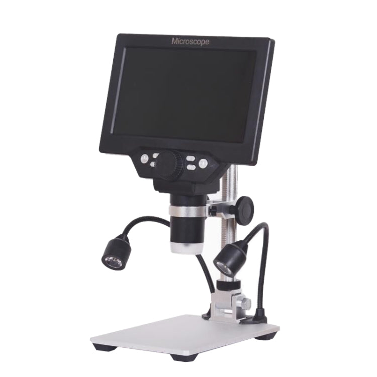 G1200D 7 Inch LCD Screen 1200X Portable Electronic Digital Desktop Stand Microscope(EU Plug Without Battery) - Consumer Electronics by buy2fix | Online Shopping UK | buy2fix