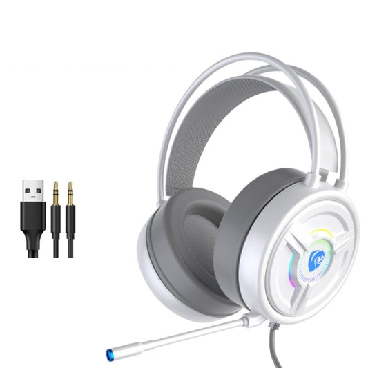PANTSAN PSH-200 Wired Gaming Headset with Microphone, Colour: 3.5mm White - Multimedia Headset by PANTSAN | Online Shopping UK | buy2fix