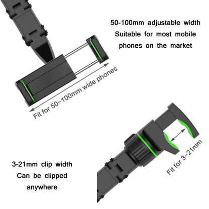 Multifunctional Vehicle-mounted Video Shooting Rearview Mirror Bracket(Green) - In Car by buy2fix | Online Shopping UK | buy2fix