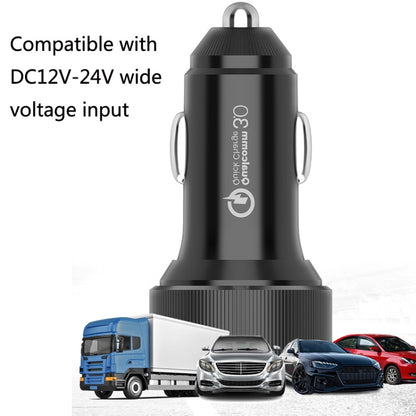 QIAKEY TM328 Dual Port Fast Charge Car Charger - Car Charger by QIAKEY | Online Shopping UK | buy2fix