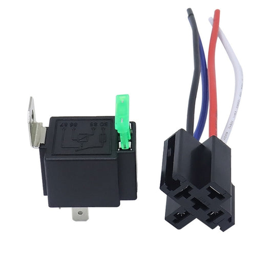 5 Sets JD2912 4 Pin Car Relay With Fuse, Rated voltage: 24V - In Car by buy2fix | Online Shopping UK | buy2fix