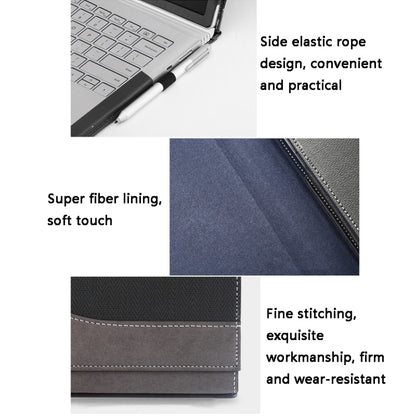 PU Leather Laptop Protective Sleeve For Microsoft Surface Book 3 13.5 inches(Business Brown) - Other by buy2fix | Online Shopping UK | buy2fix