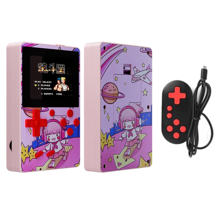 X50 500 in 1 2.8 Inch Kids Macaron Handheld Game Console, Style: Doubles (Pink) - Pocket Console by buy2fix | Online Shopping UK | buy2fix