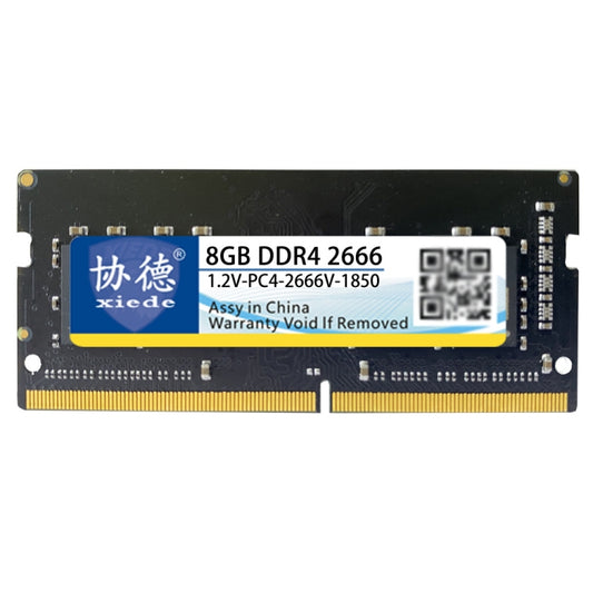 XIEDE X064 DDR4 NB 2666 Full Compatibility Notebook RAMs, Memory Capacity: 8GB - RAMs by XIEDE | Online Shopping UK | buy2fix