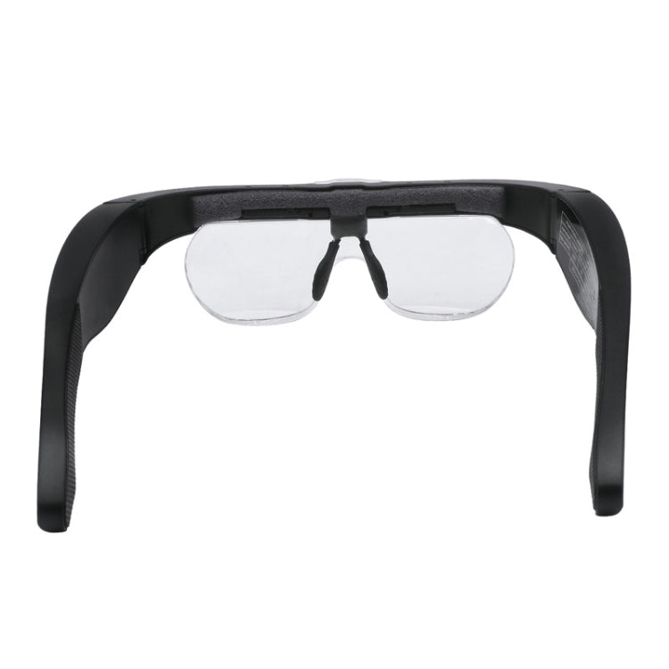 11537DC 1.5X / 2.5X / 3.5X / 5X Rechargeable LED Light Glasses Magnifier - Consumer Electronics by buy2fix | Online Shopping UK | buy2fix