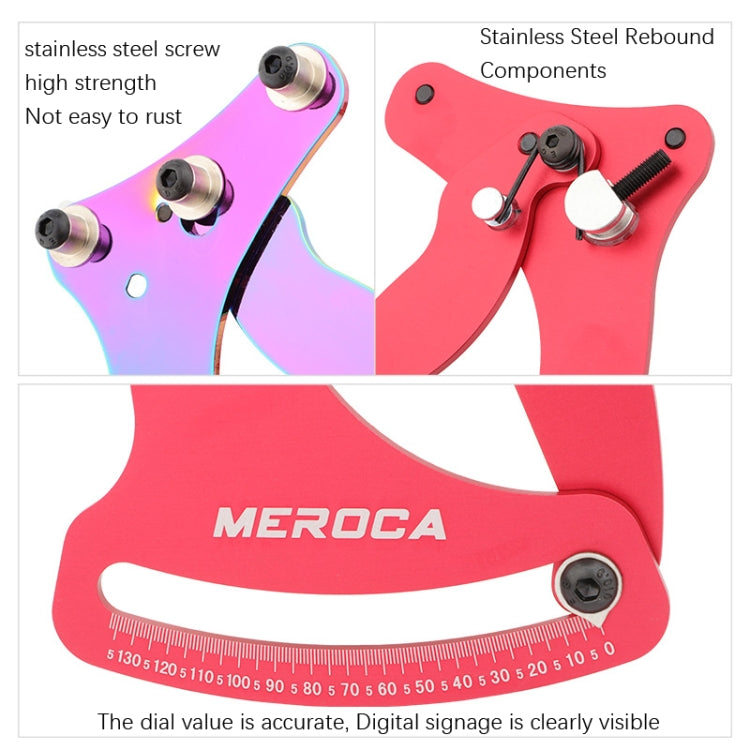 MEROCA Bicycle Ring Calibration Tool Spoke Tension Tube Wheel Set Steel Wire, Color: Red - Outdoor & Sports by MEROCA | Online Shopping UK | buy2fix