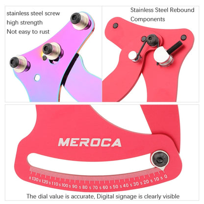 MEROCA Bicycle Ring Calibration Tool Spoke Tension Tube Wheel Set Steel Wire, Color: Red+Wrench - Outdoor & Sports by MEROCA | Online Shopping UK | buy2fix