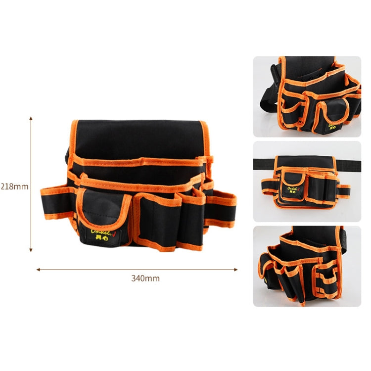 Onkel.J Electrician Waist Bag Canvas Multifunctional Tool Bag, Series: D  Type - Storage Bags & Boxes by buy2fix | Online Shopping UK | buy2fix