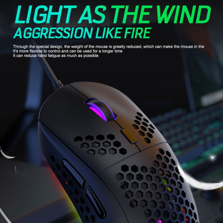 FREEDOM-WOLF T60 62 Keys RGB Gaming Mechanical Keyboard Mouse Set, Cable Length:1.6m( Blue Green Shaft) - Wired Keyboard by FREEDOM-WOLF | Online Shopping UK | buy2fix